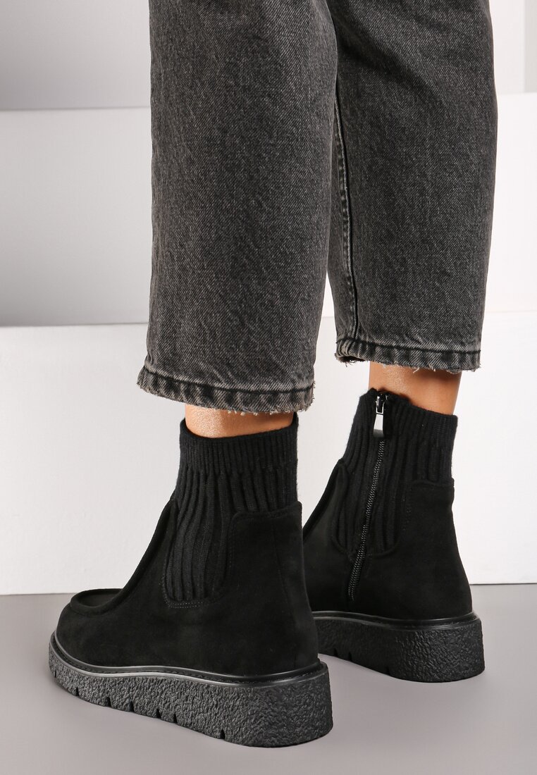 Botine Manzina Negre