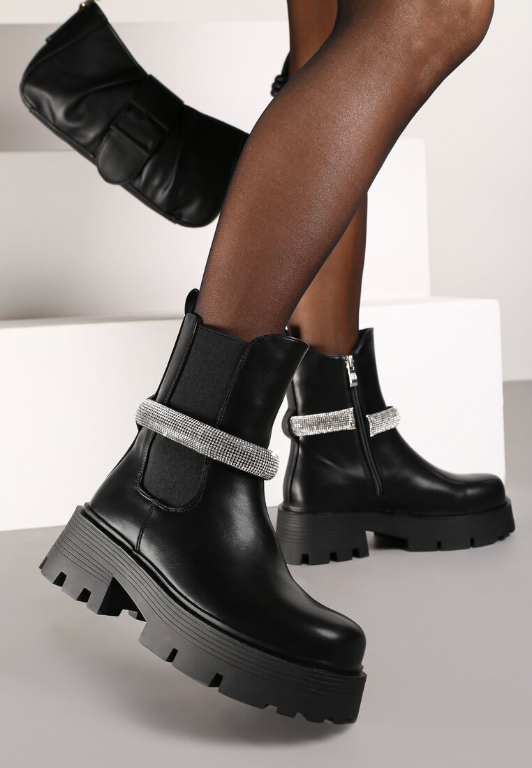 Botine Zinlera Negre