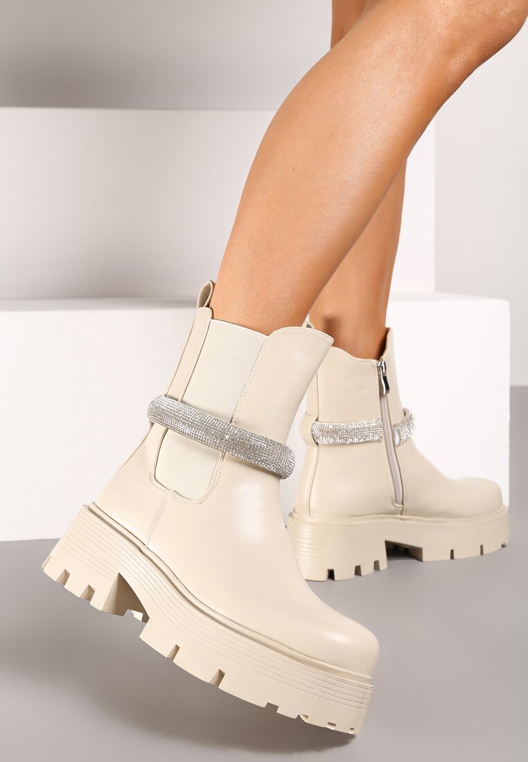 Botine Zinlera Bej