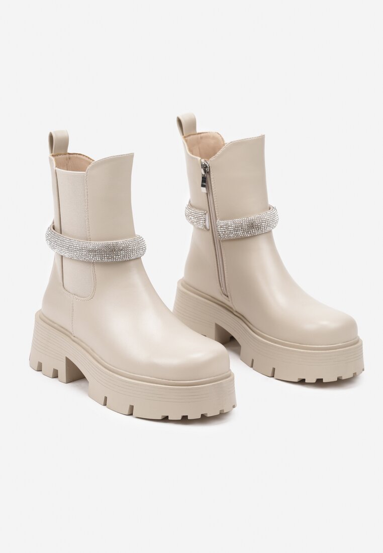 Botine Zinlera Bej