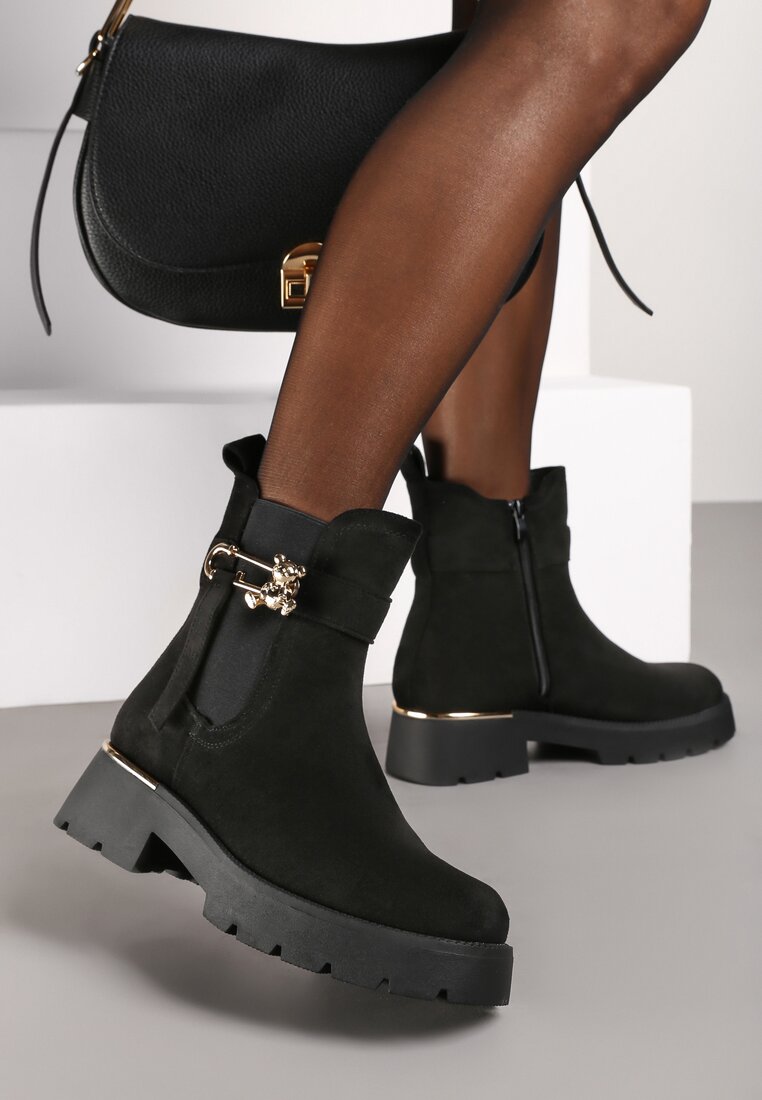 Botine Zinmella Negre