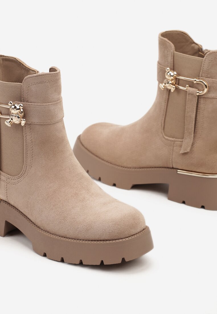 Botine Zinmella Bej