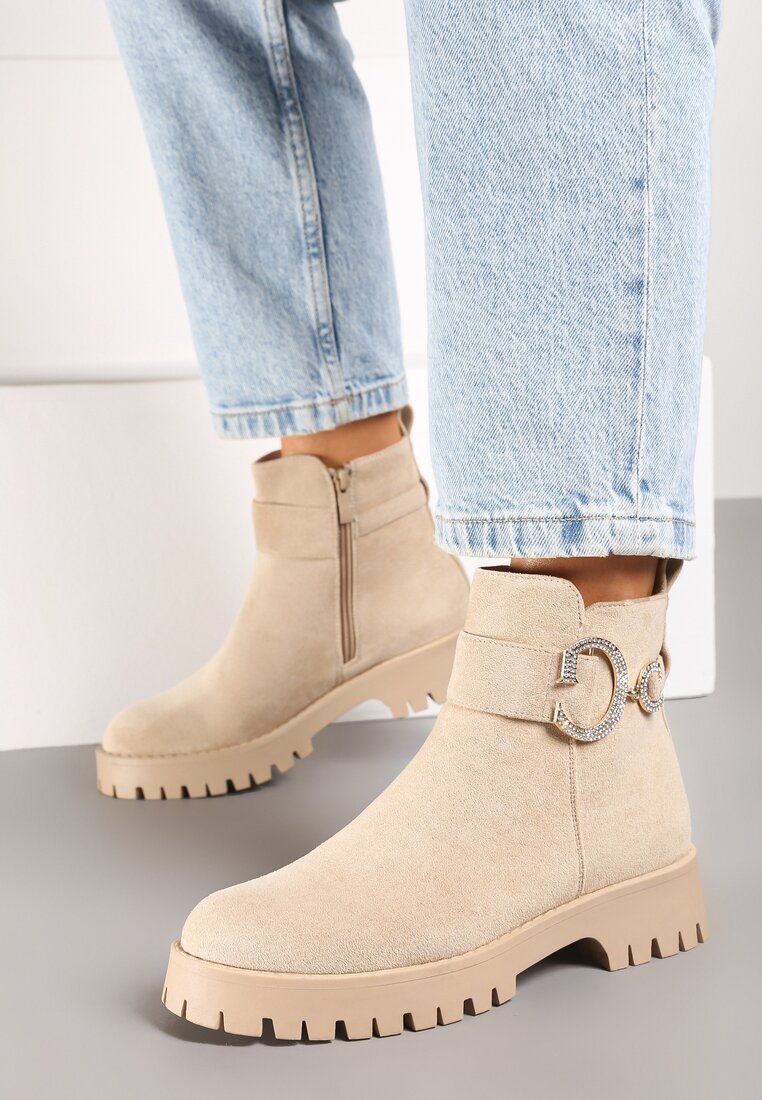 Botine Zinathe Bej
