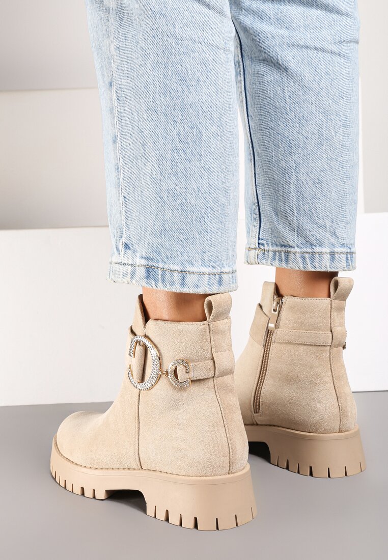 Botine Zinathe Bej
