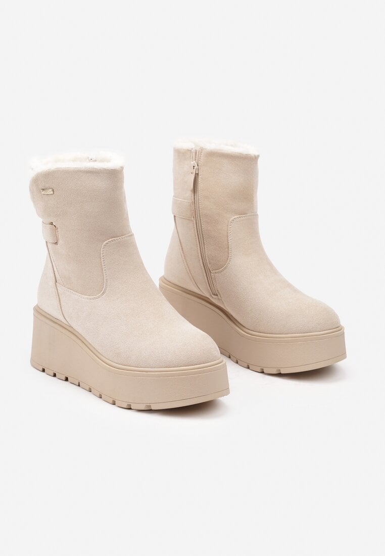 Botine Zinrella Bej