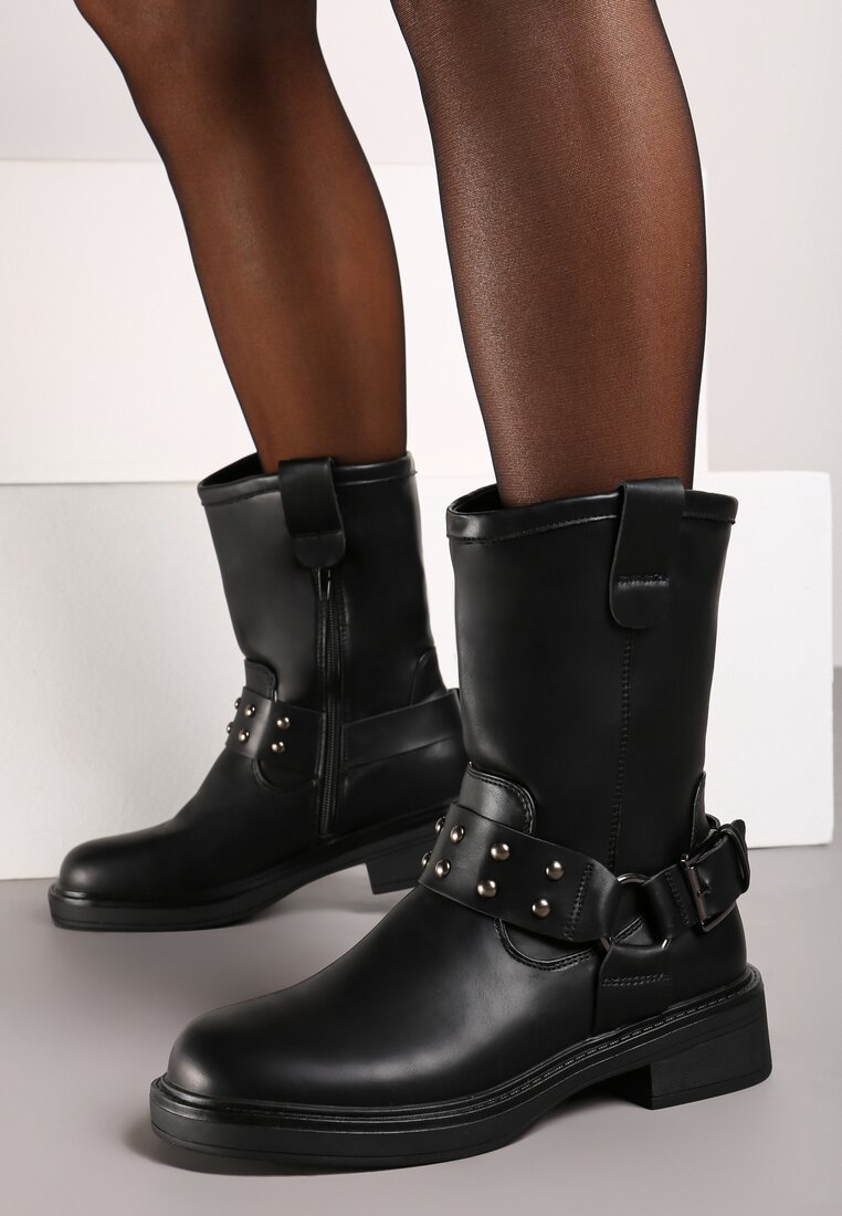 Botine Patina Negre