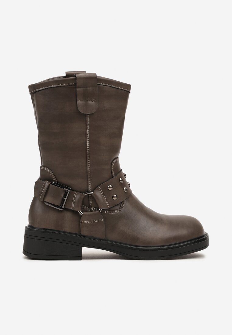 Botine Patina Bej