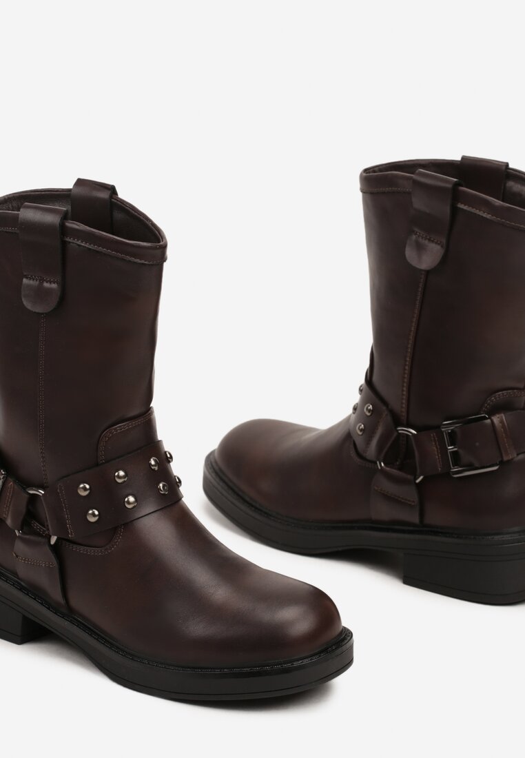 Botine Patina Maro