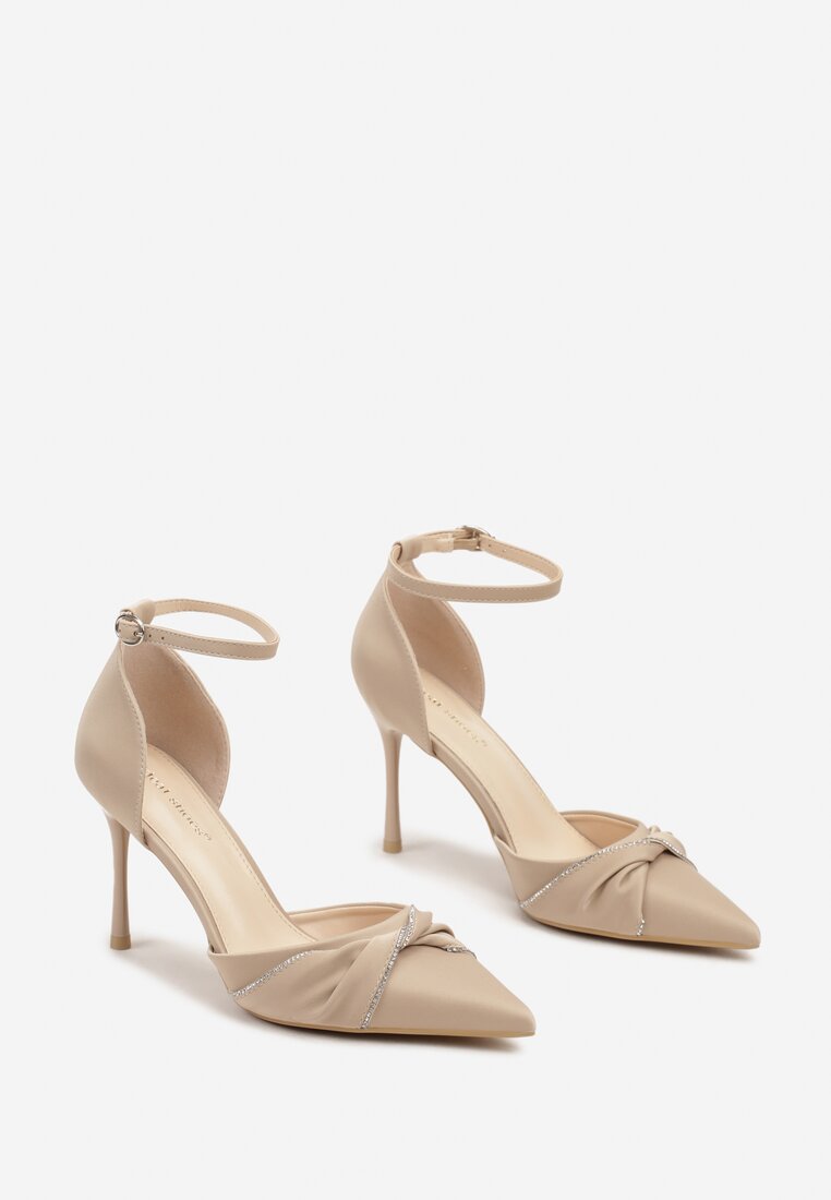 Pantofi stiletto Zivinita Bej
