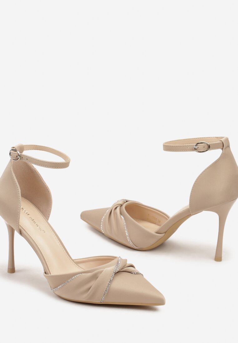 Pantofi stiletto Zivinita Bej