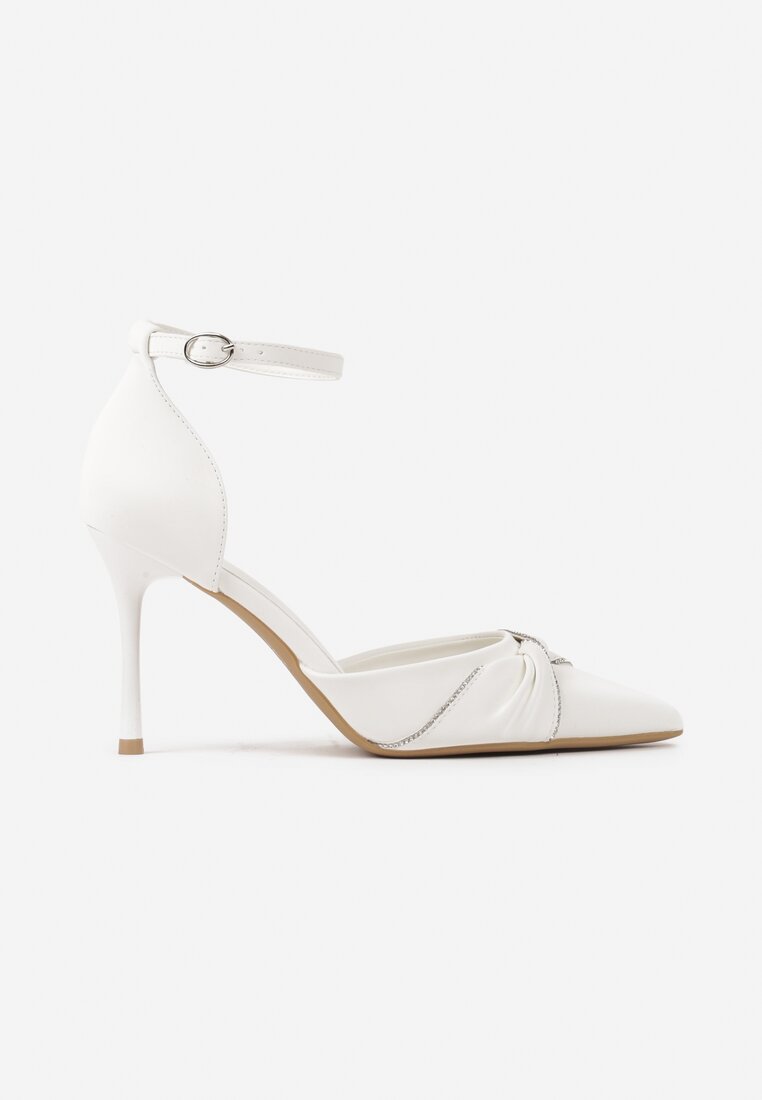 Pantofi stiletto Zivinita Albi