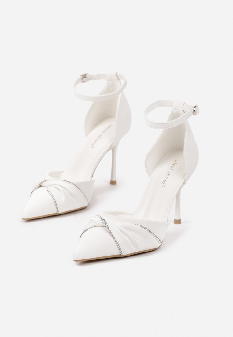 Pantofi stiletto Zivinita Albi