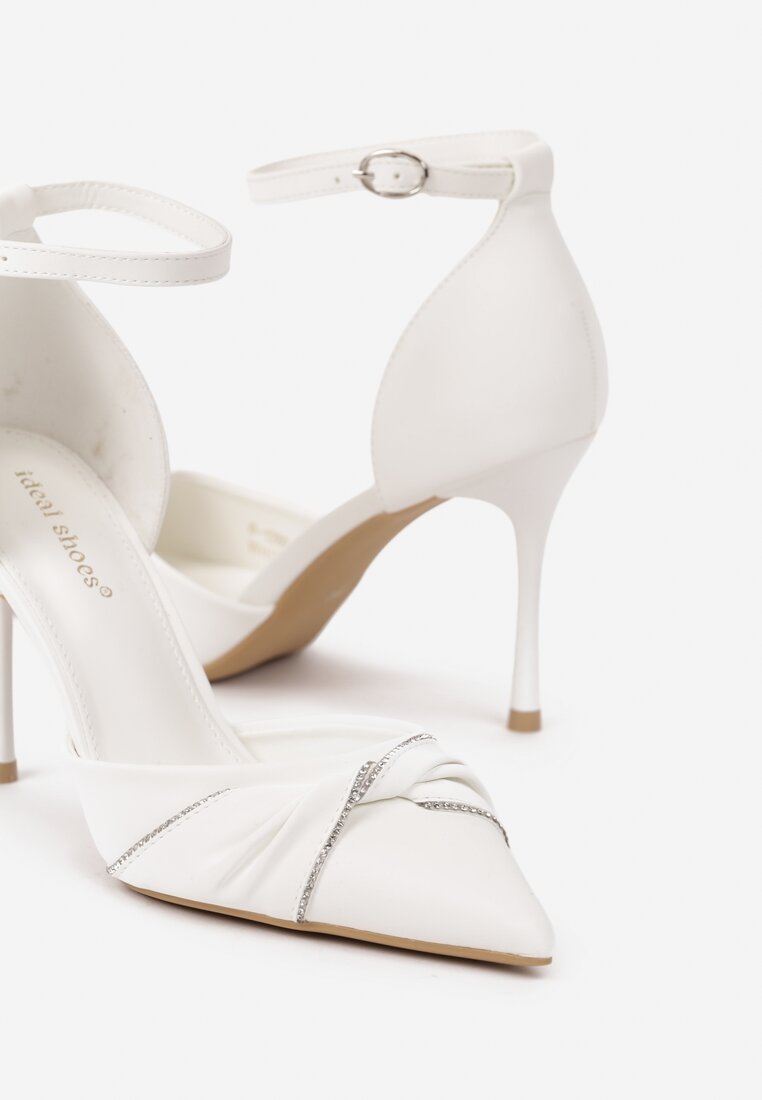Pantofi stiletto Zivinita Albi