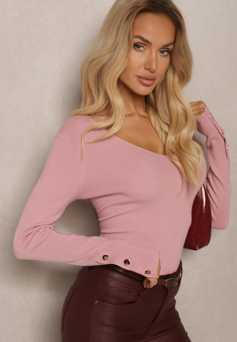 Pulover Roz închis