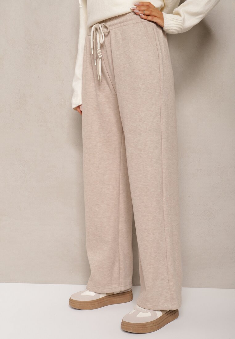 Pantaloni Ittara Bej deschis