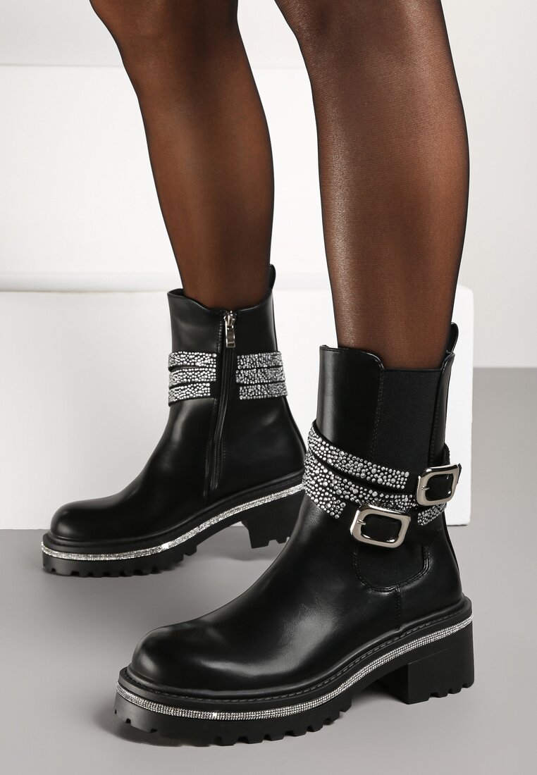 Botine Avalentia Negre