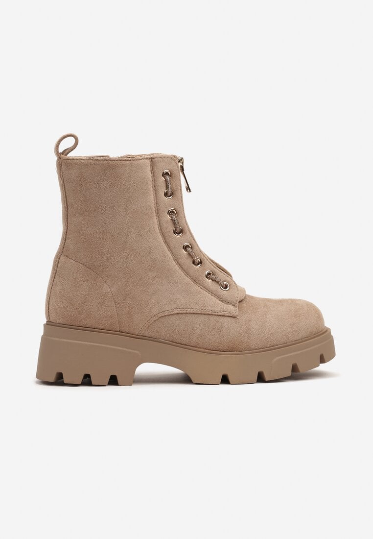 Botine Inaselle Bej