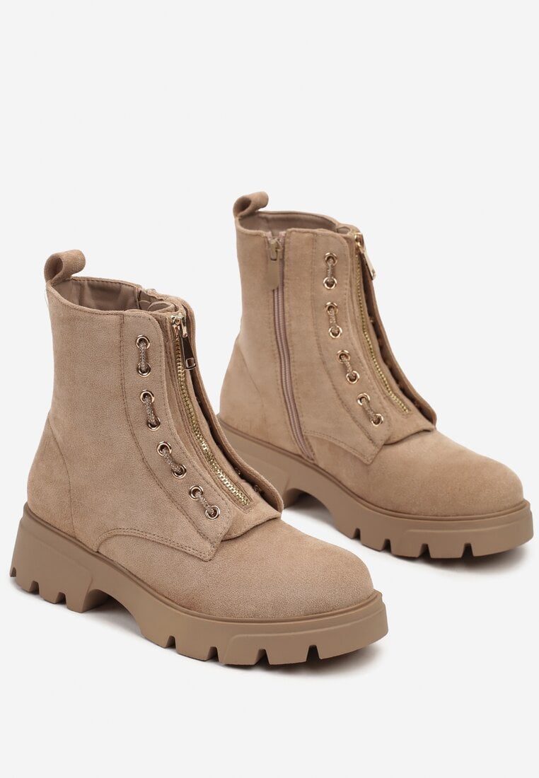 Botine Inaselle Bej