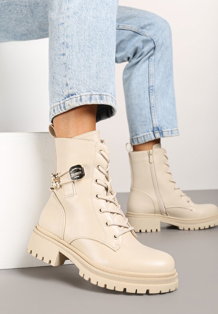 Botine Elliorael Bej