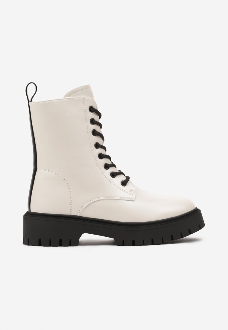 Botine Siotana Bej cu negru