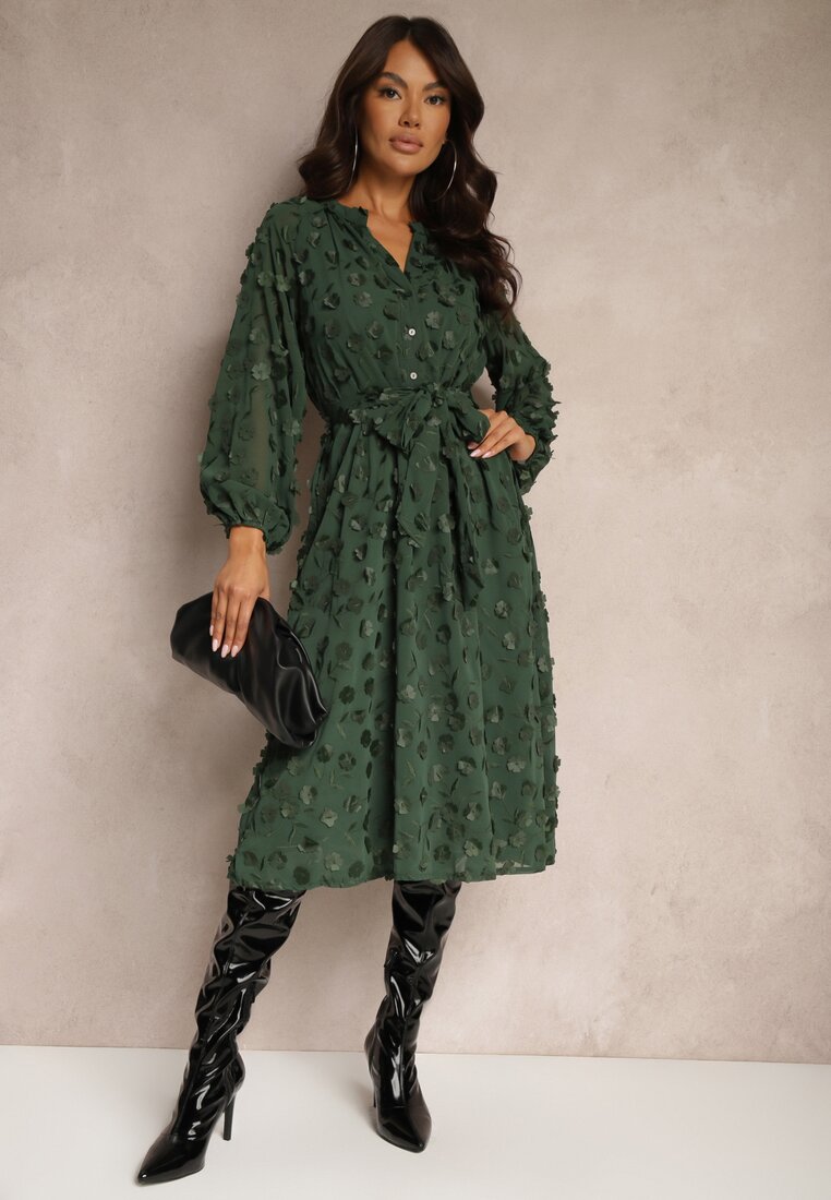 Rochie Etinlia Verde închis