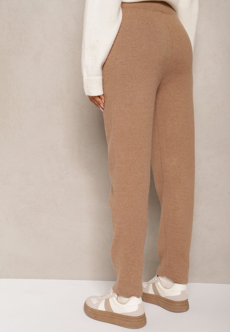 Pantaloni Venaline Bej închis