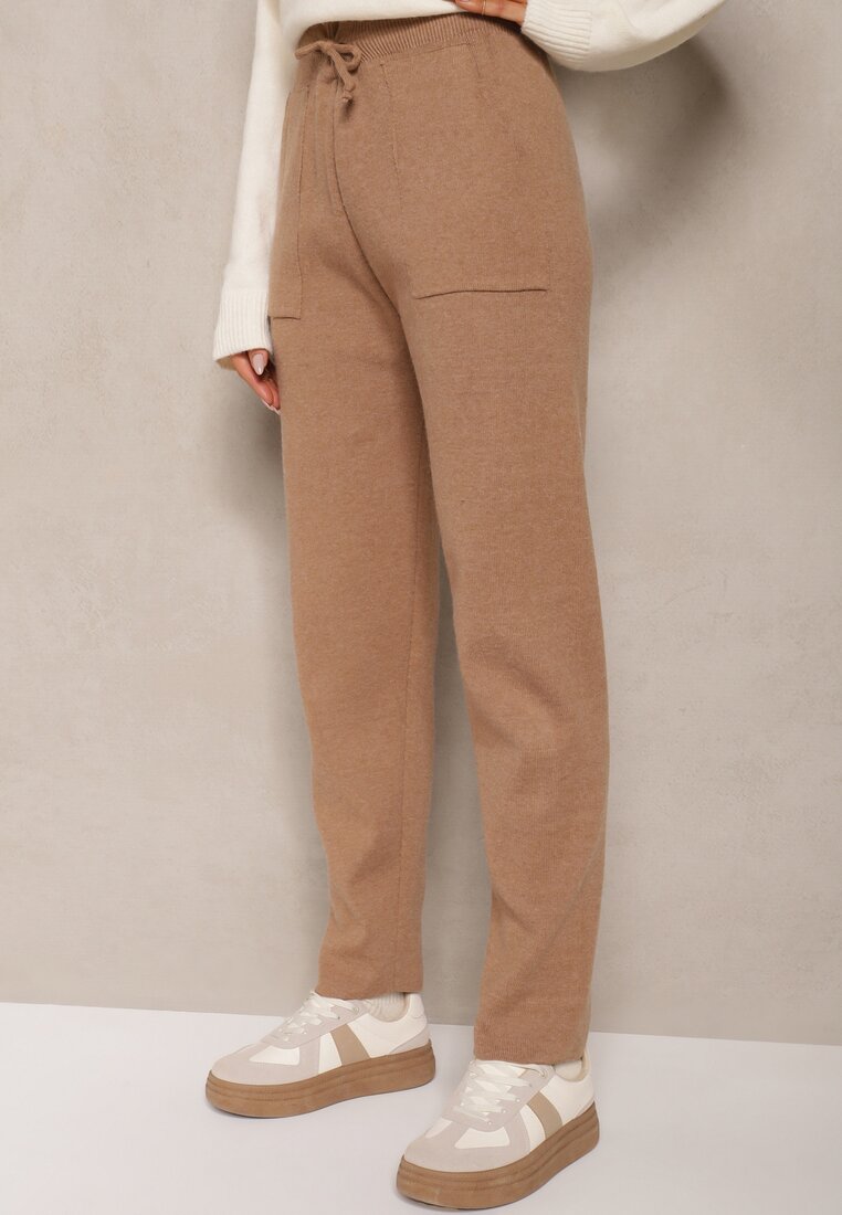 Pantaloni Venaline Bej închis