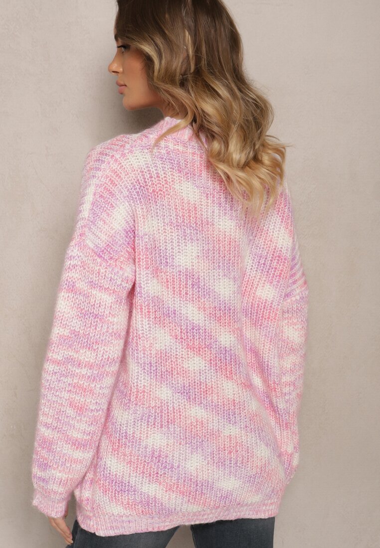 Cardigan Tifilaine Roz deschis