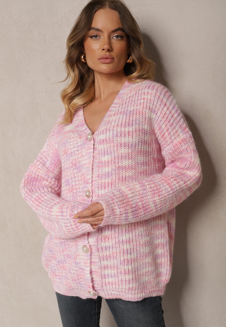 Cardigan Tifilaine Roz deschis