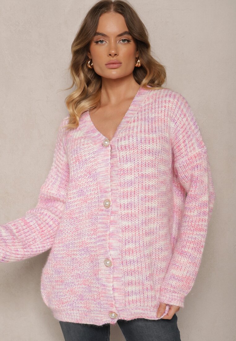 Cardigan Tifilaine Roz deschis