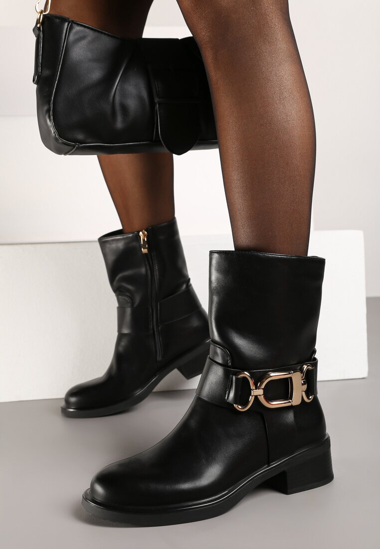 Botine Mazista Negre