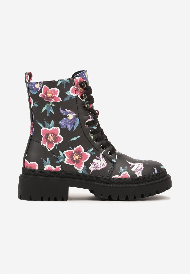 Botine Uzilya Negru cu verde