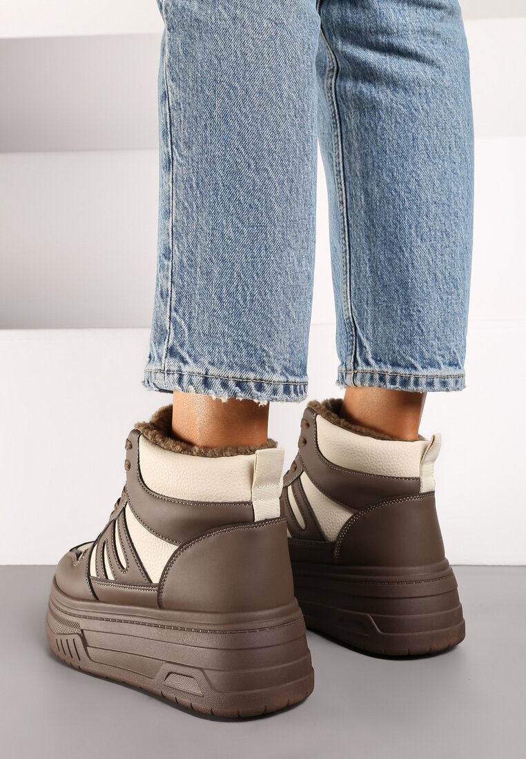 Botine Lealwen Bej cu maro