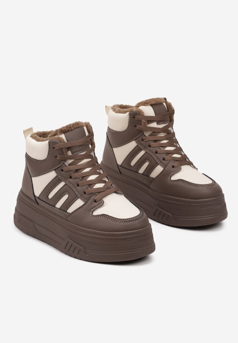 Botine Lealwen Bej cu maro