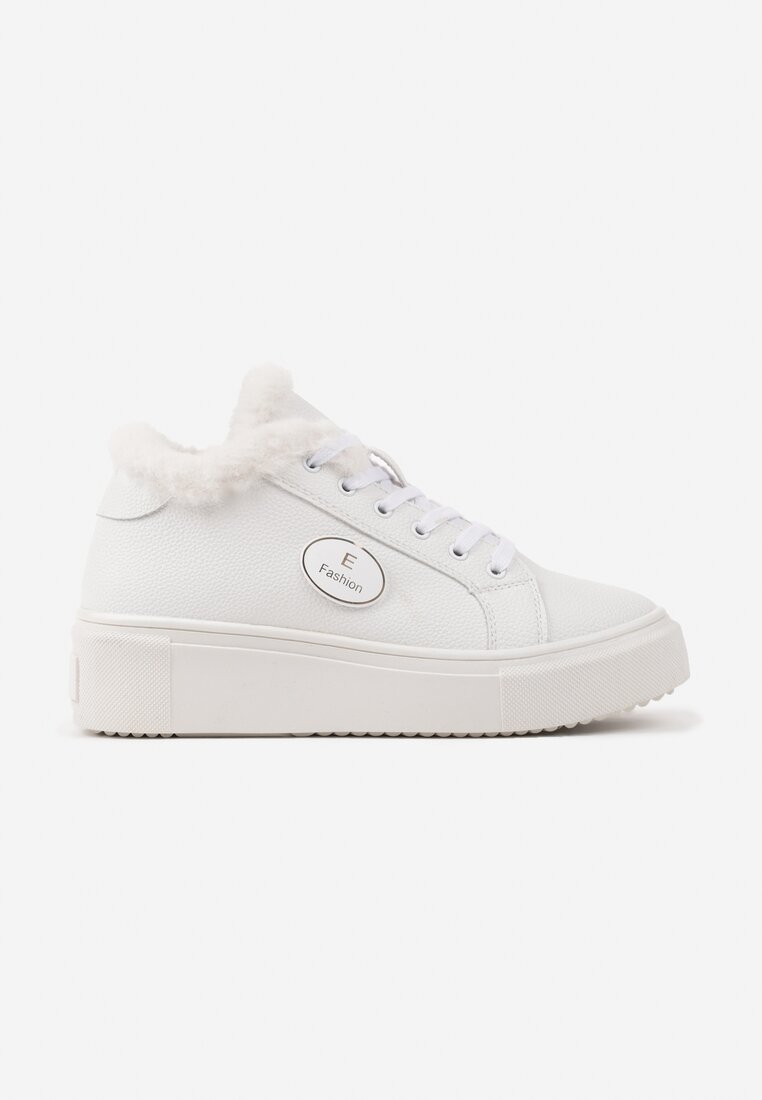 Sneakers Ocella Bej cu alb
