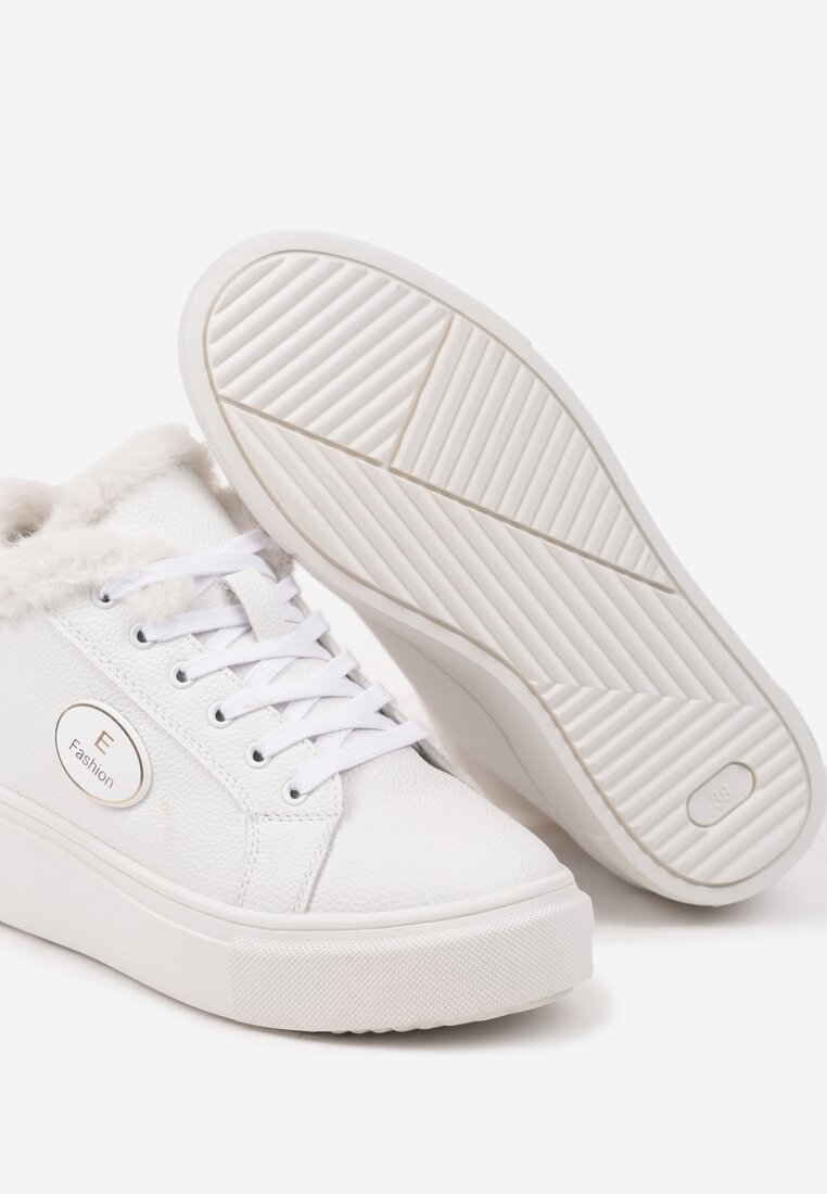 Sneakers Ocella Bej cu alb