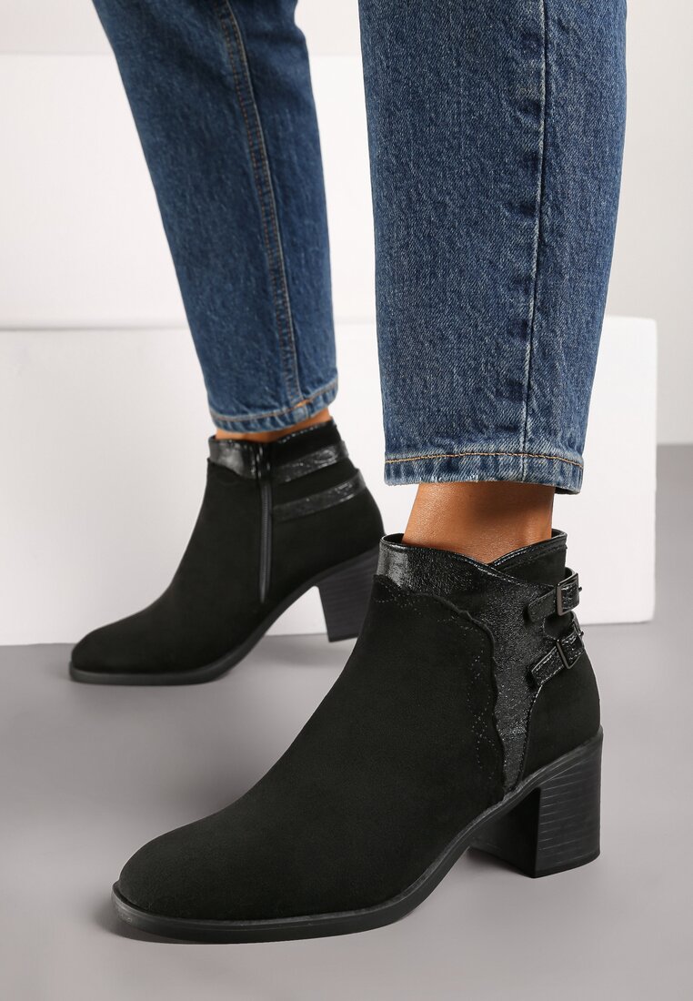 Botine Deolena Negre