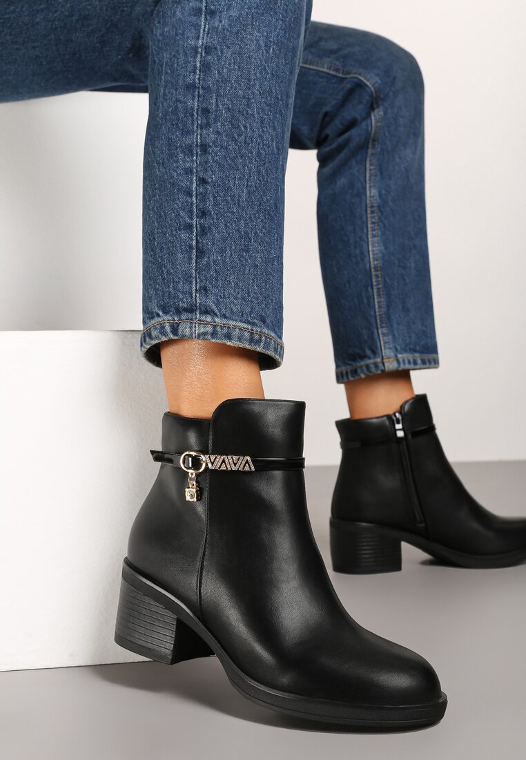 Botine Zinnara Negre
