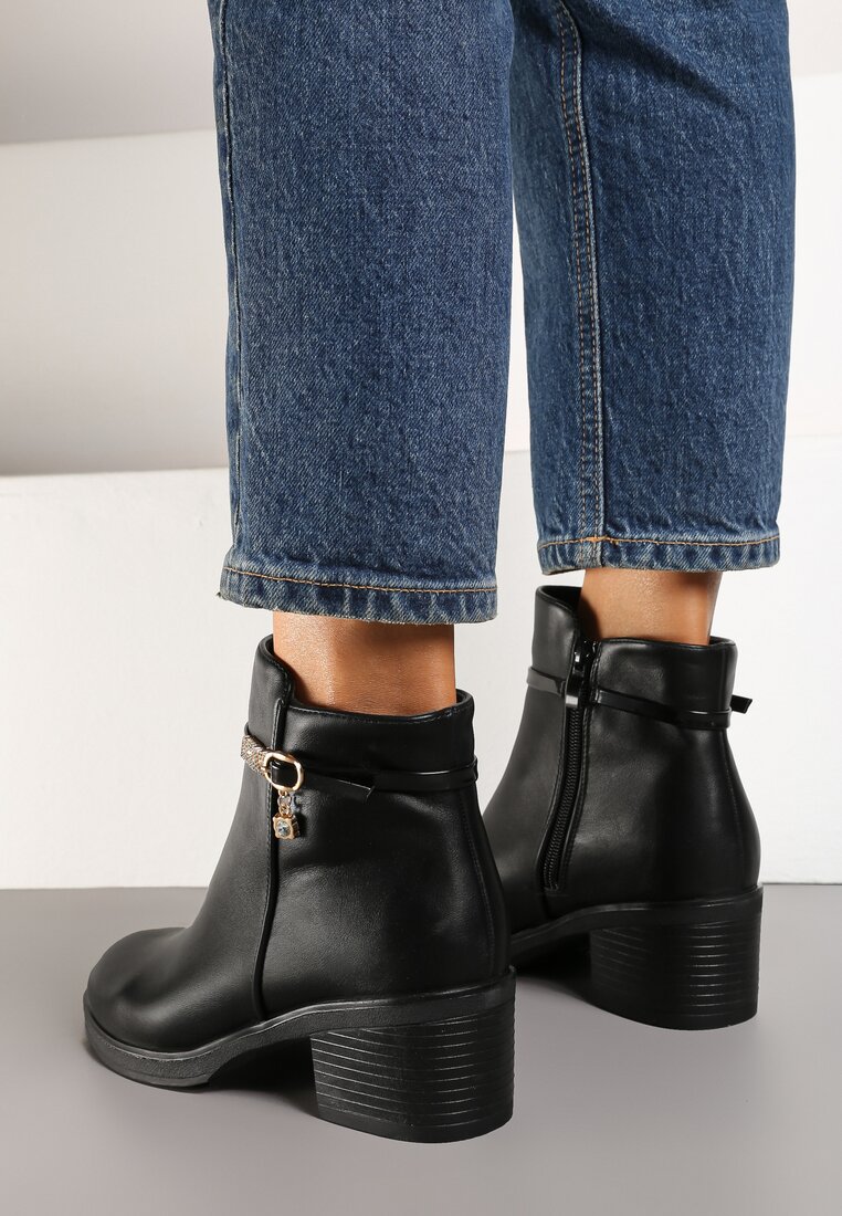 Botine Zinnara Negre