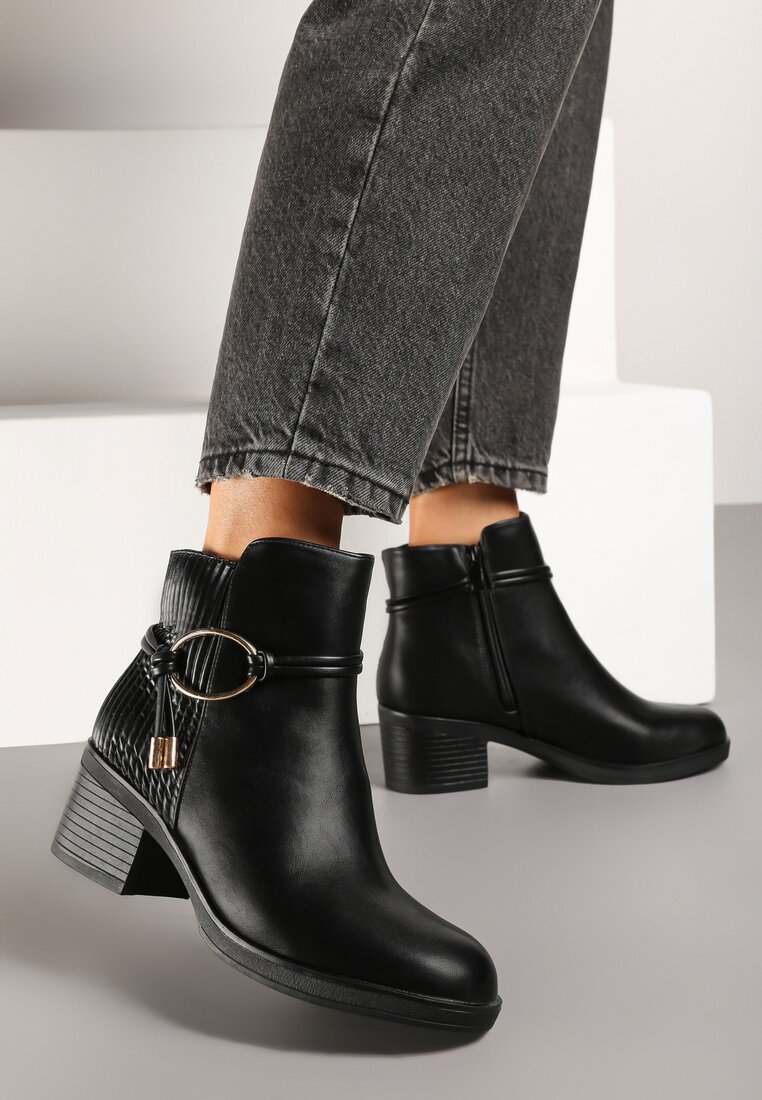 Botine Reannia Negre