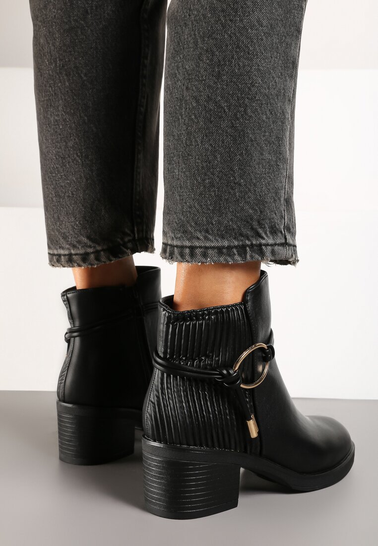Botine Reannia Negre