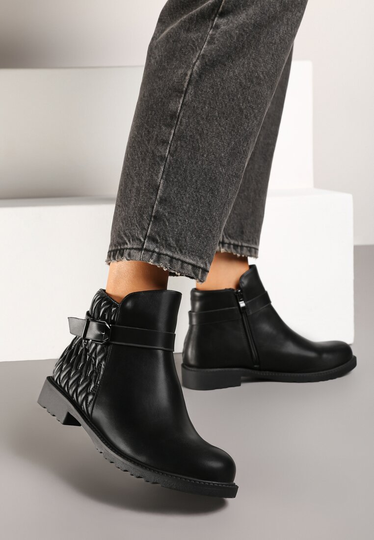 Botine Mazige Negre