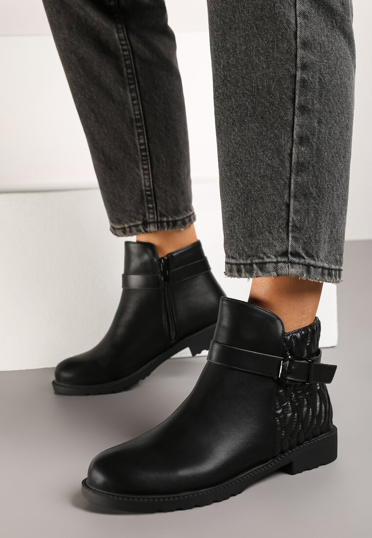 Botine Mazige Negre