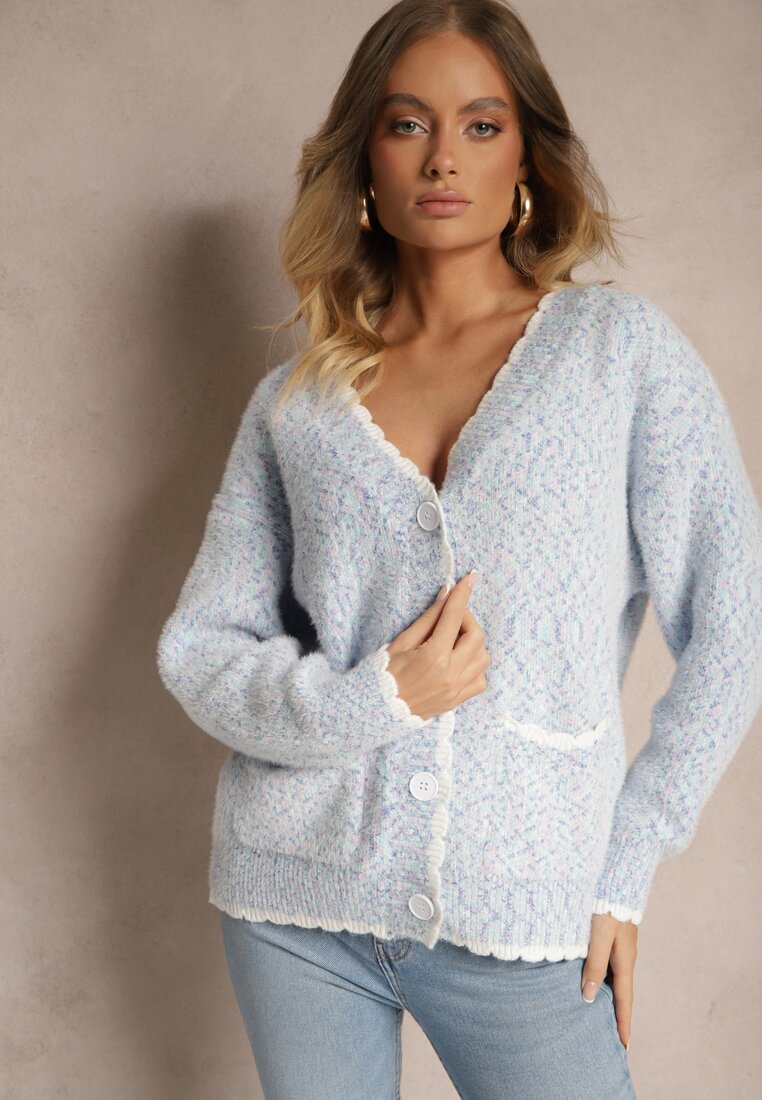 Cardigan Edarisa Albastru deschis