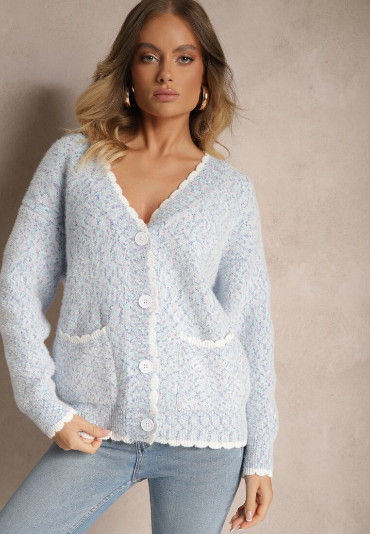 Cardigan Edarisa Albastru deschis