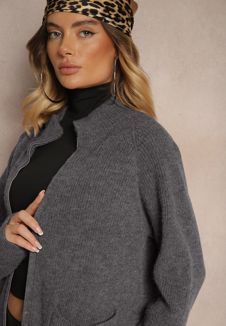 Cardigan Bonitana Gri închis