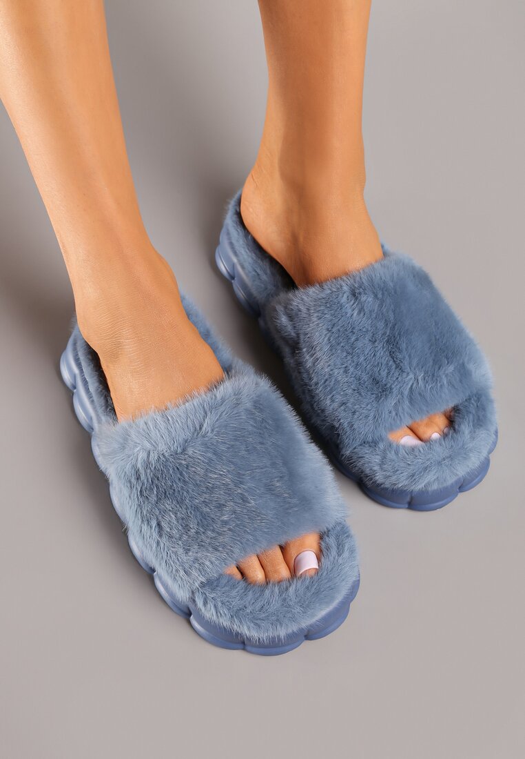 Papuci de casă Lealittia Bleumarin