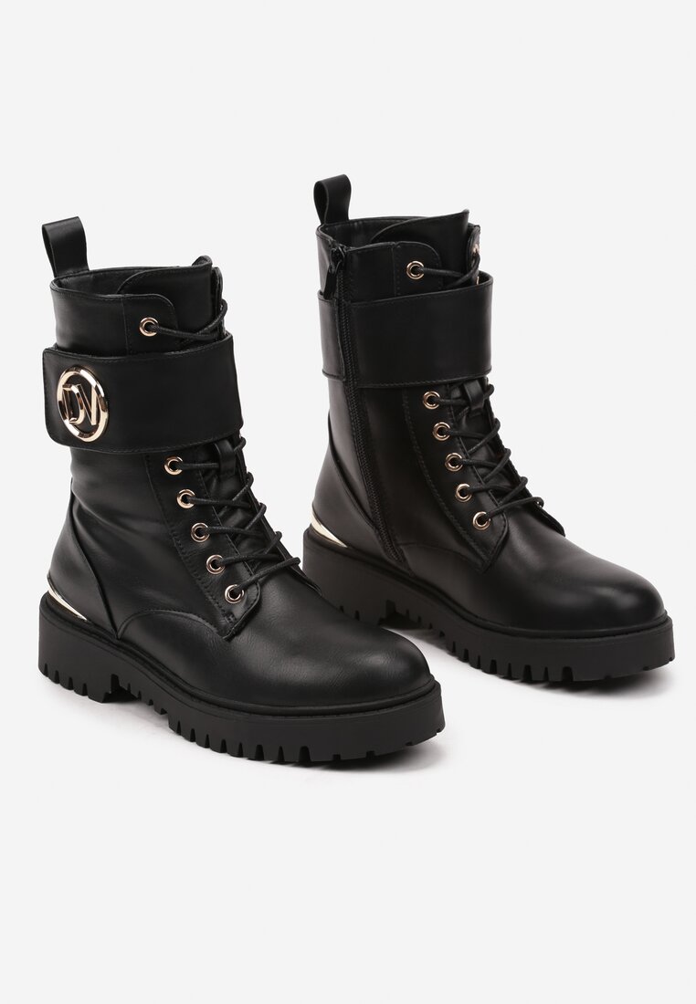 Botine Deosha Negre