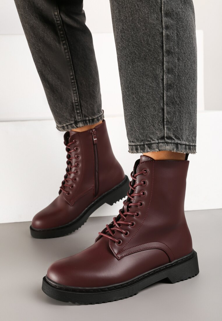Botine Sortinnia Bordo