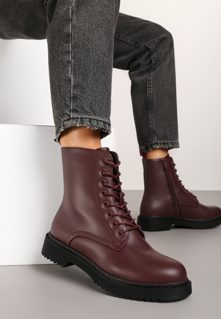 Botine Sortinnia Bordo
